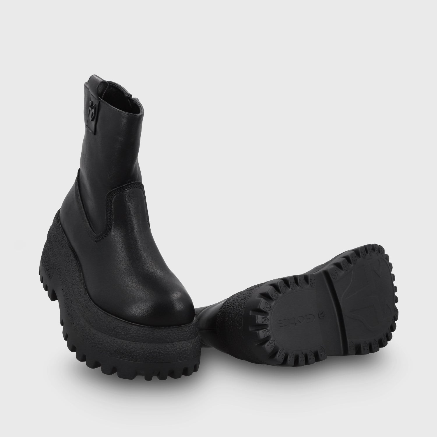 Botin Plataforma Negro Mujer 55292 - Gotta Perú