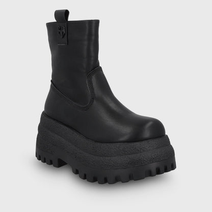 Botin Plataforma Negro Mujer 55292 - Gotta Perú