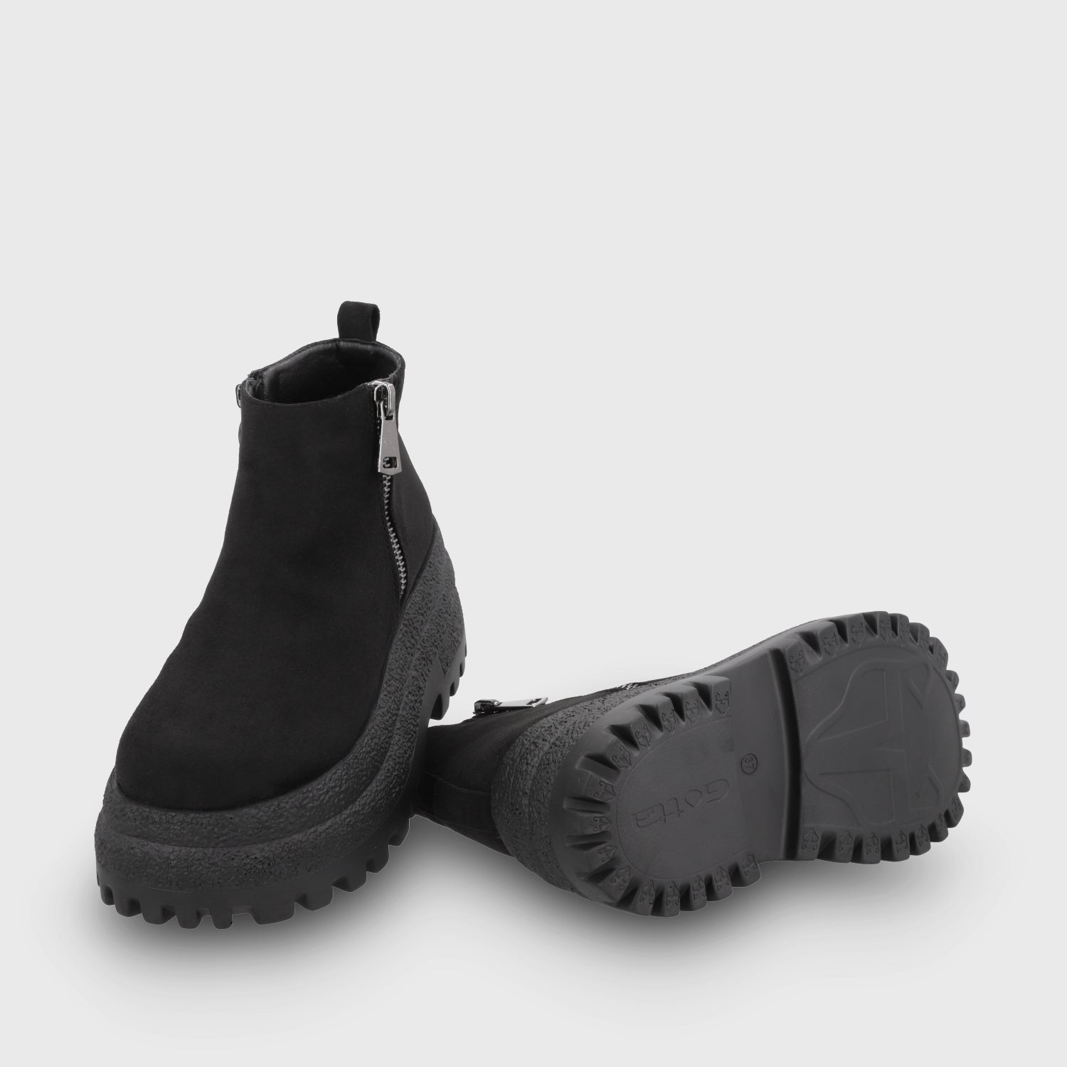 Botin Plataforma Negro Mujer 55293 - Gotta Perú