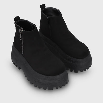 Botin Plataforma Negro Mujer 55293 - Gotta Perú