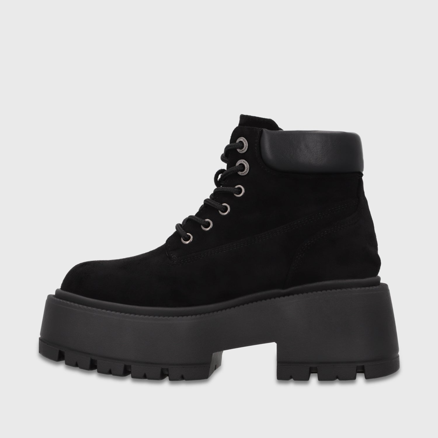 Botin Plataforma Negro Mujer 6585001