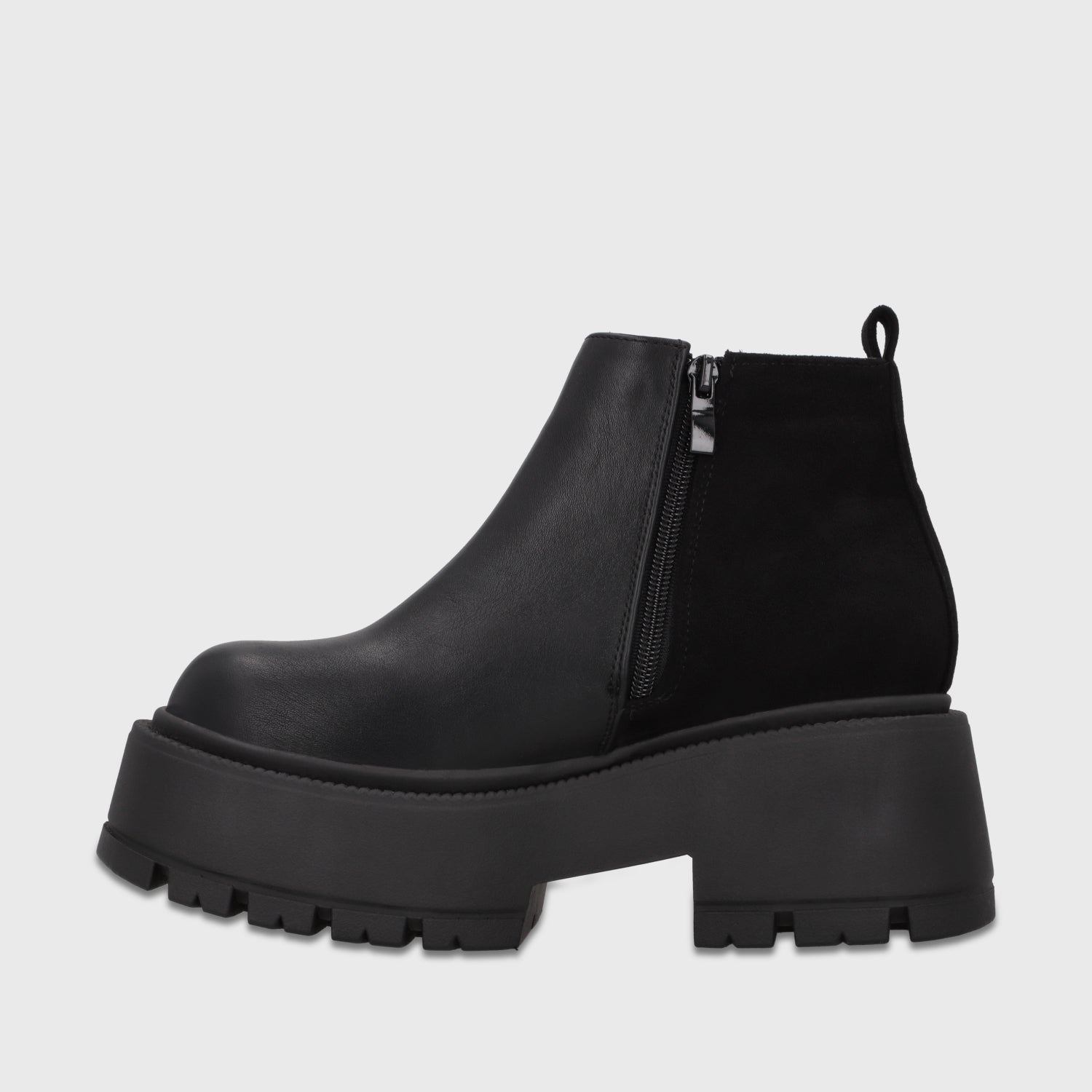 Botin Plataforma Negro Mujer 6585101