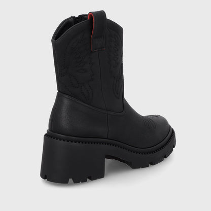 Botin Taco Negro Mujer 45745 - Gotta Perú