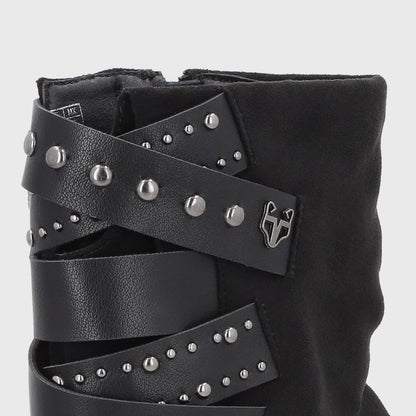 Botin Taco Negro Mujer 45746 - Gotta Perú