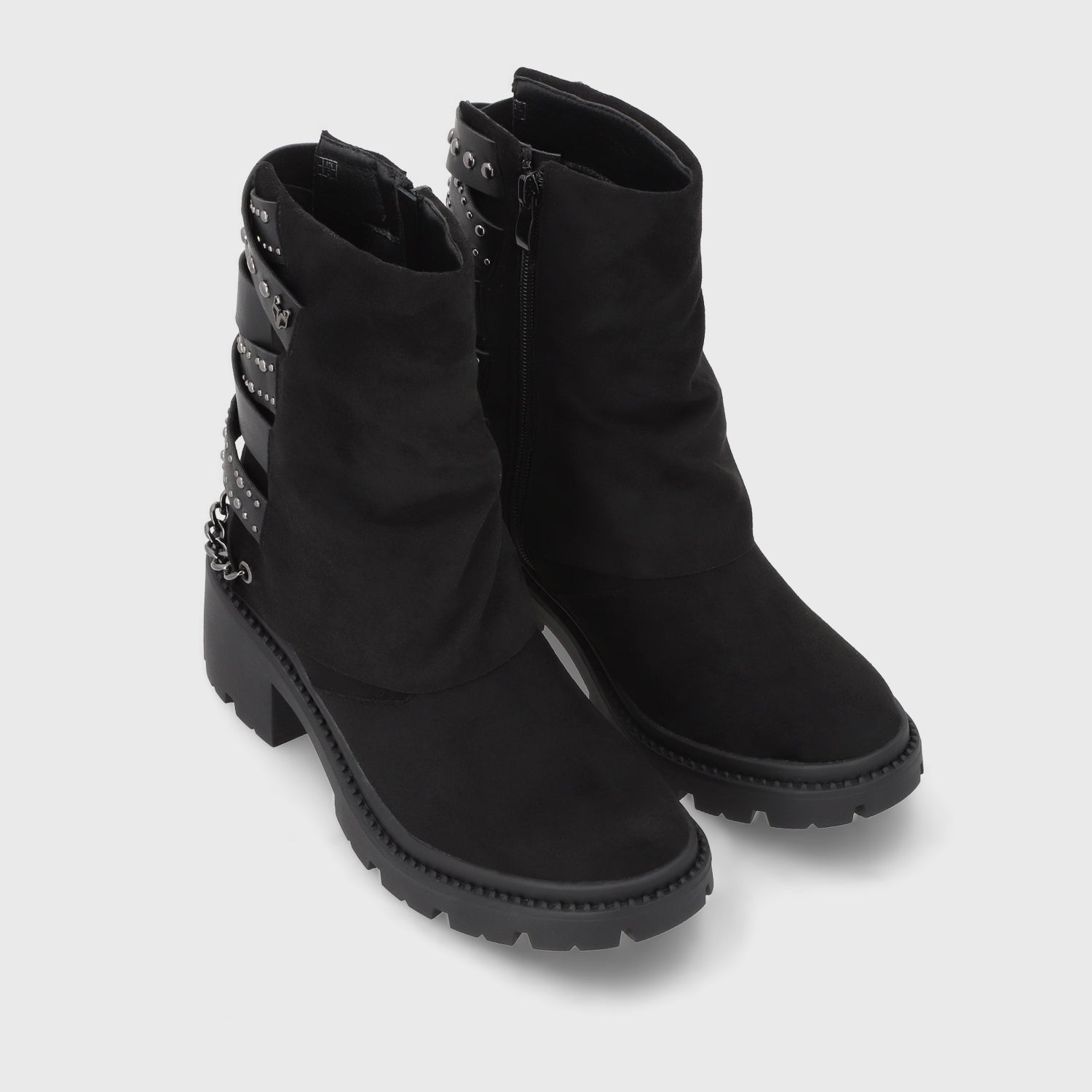 Botin Taco Negro Mujer 45746 - Gotta Perú