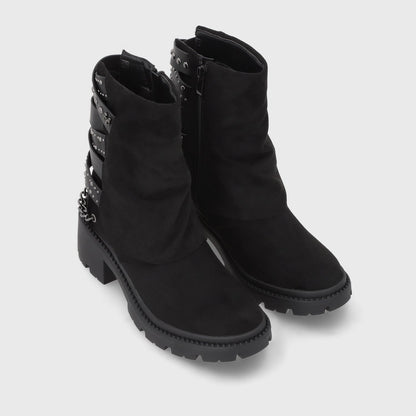 Botin Taco Negro Mujer 45746 - Gotta Perú