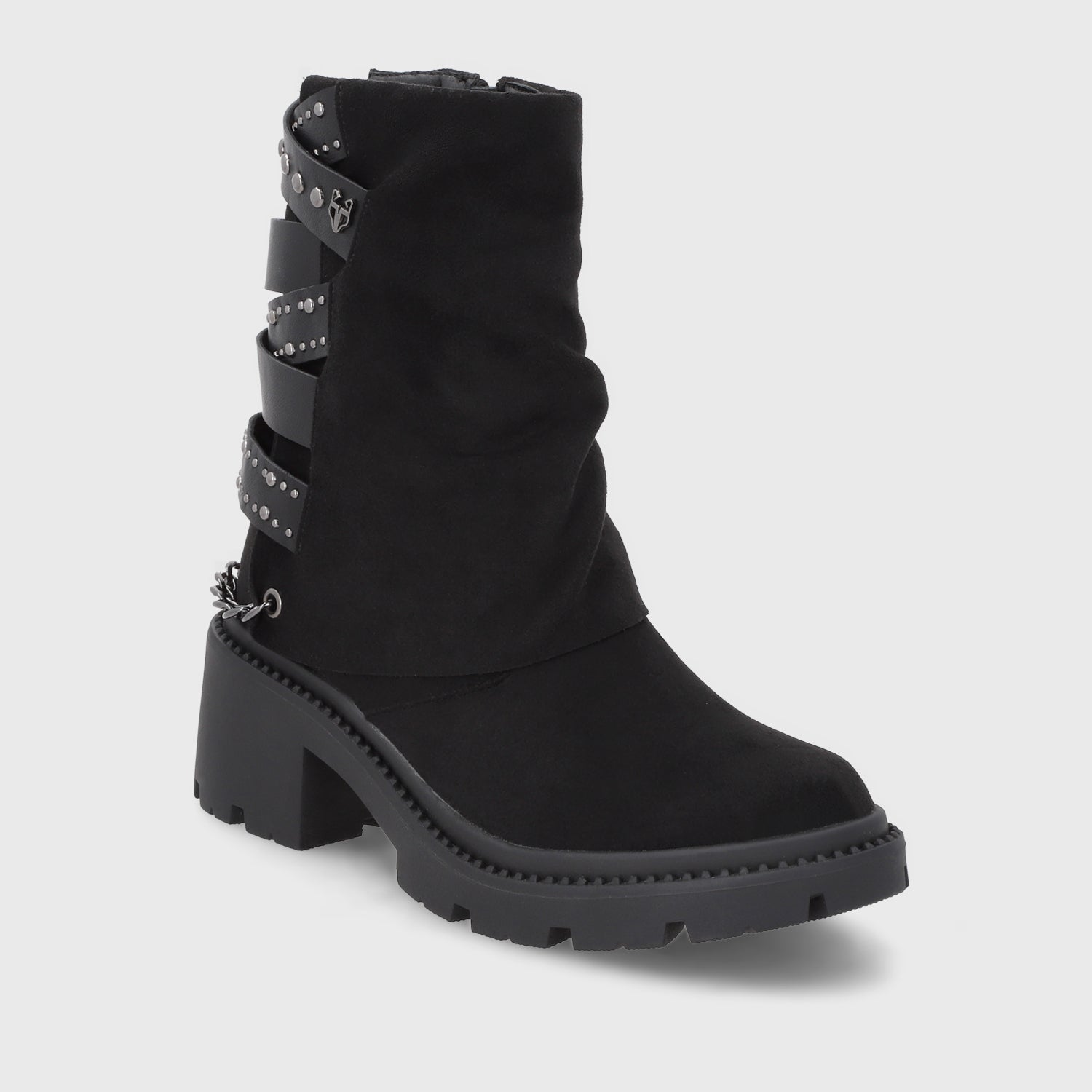 Botin Taco Negro Mujer 45746 - Gotta Perú