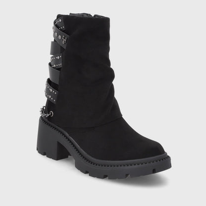 Botin Taco Negro Mujer 45746 - Gotta Perú