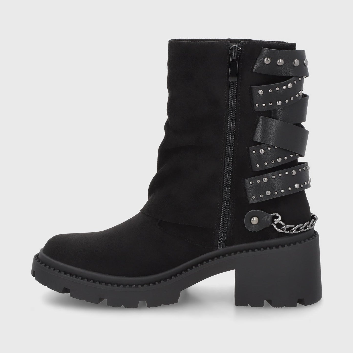 Botin Taco Negro Mujer 45746 - Gotta Perú