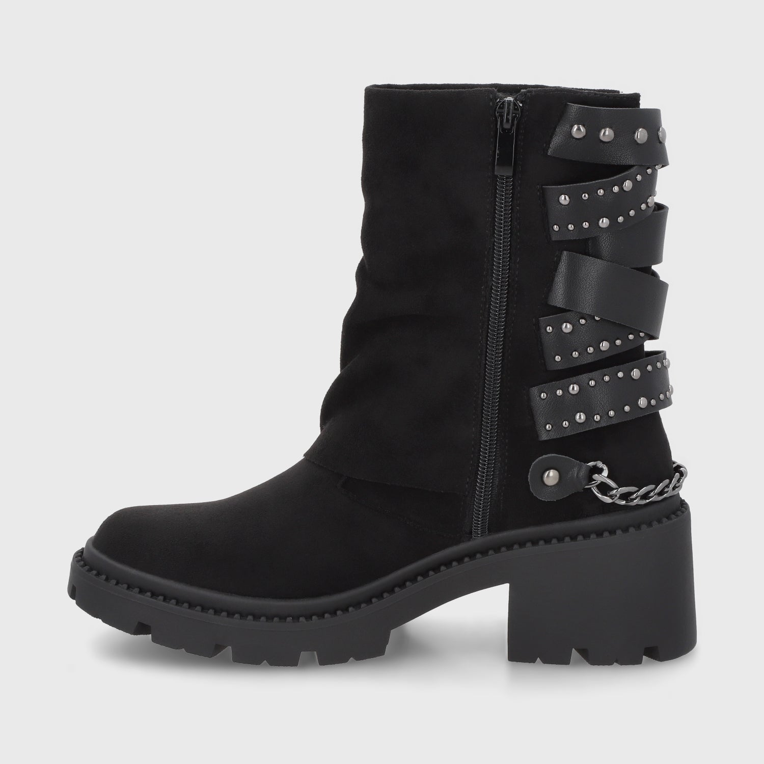 Botin Taco Negro Mujer 45746 - Gotta Perú