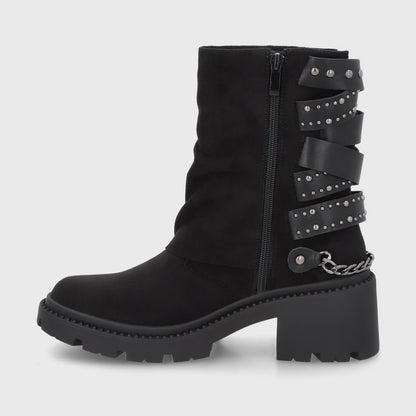 Botin Taco Negro Mujer 45746 - Gotta Perú
