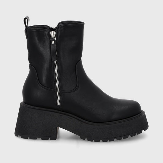 Botin Taco Negro Mujer 55270 - Gotta Perú