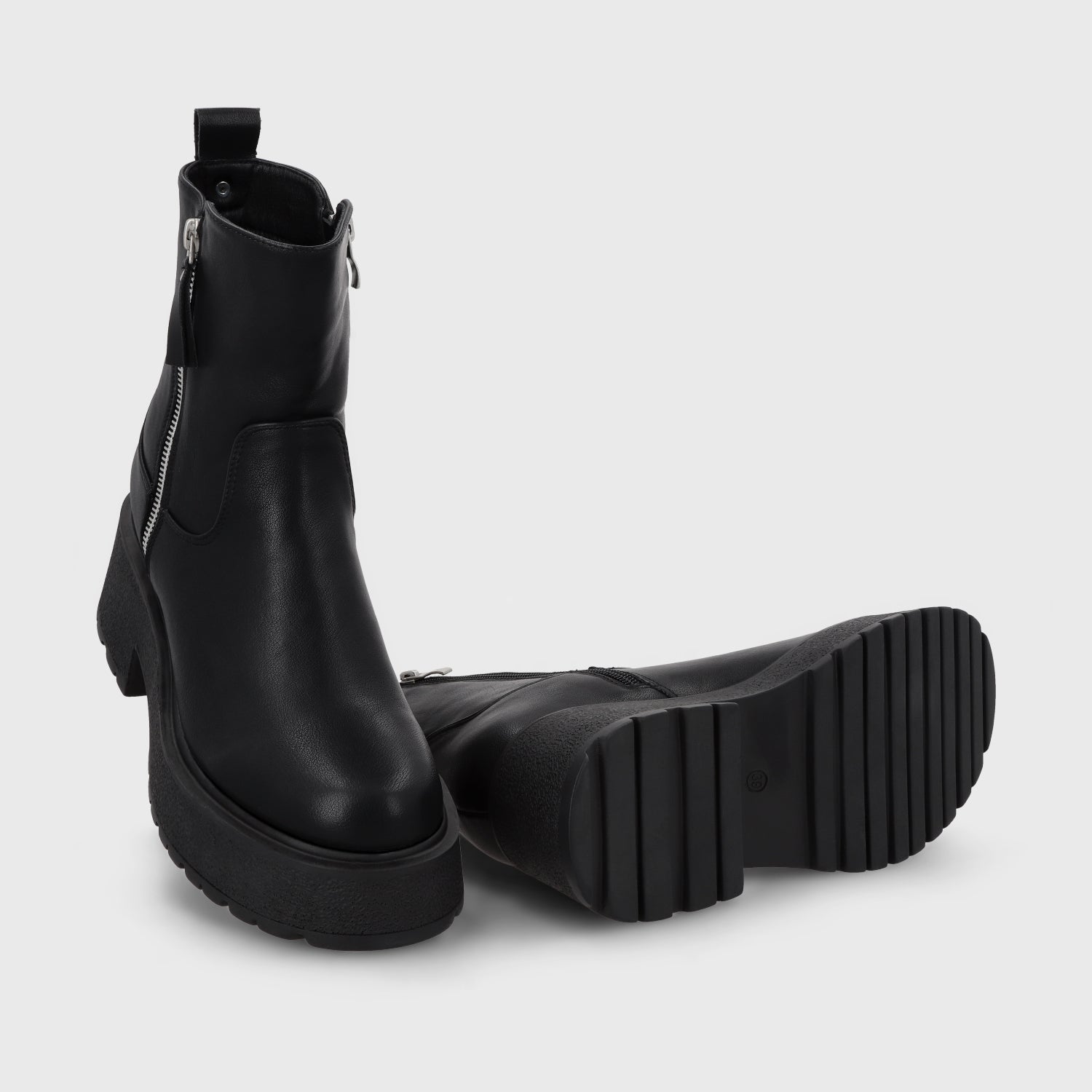 Botin Taco Negro Mujer 55270 - Gotta Perú
