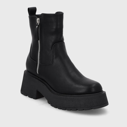 Botin Taco Negro Mujer 55270 - Gotta Perú