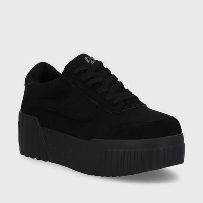 Zapatilla Negra Mujer 13142