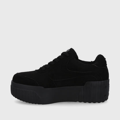 Zapatilla Negra Mujer 13142