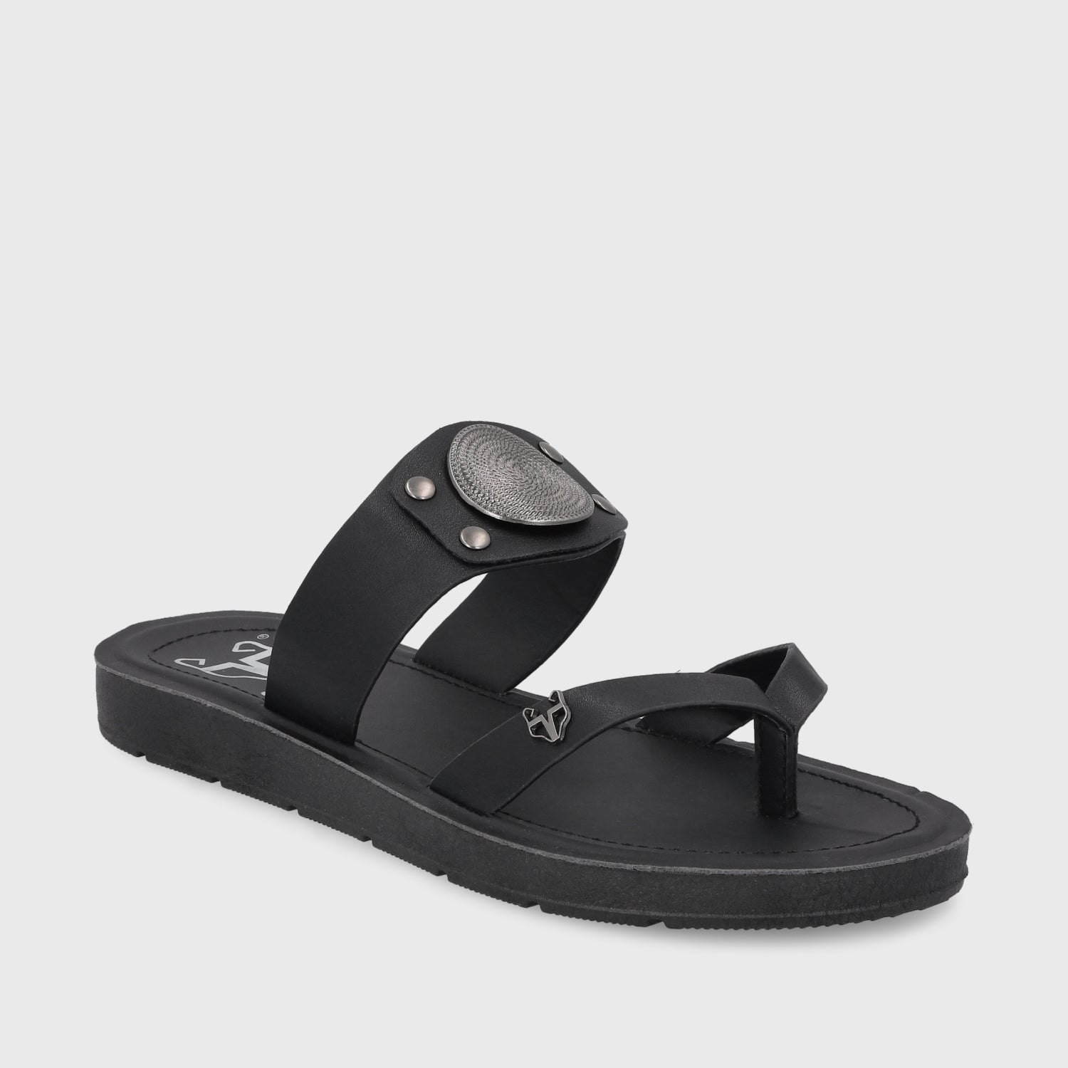 Sandalia Negra  Mujer 13256