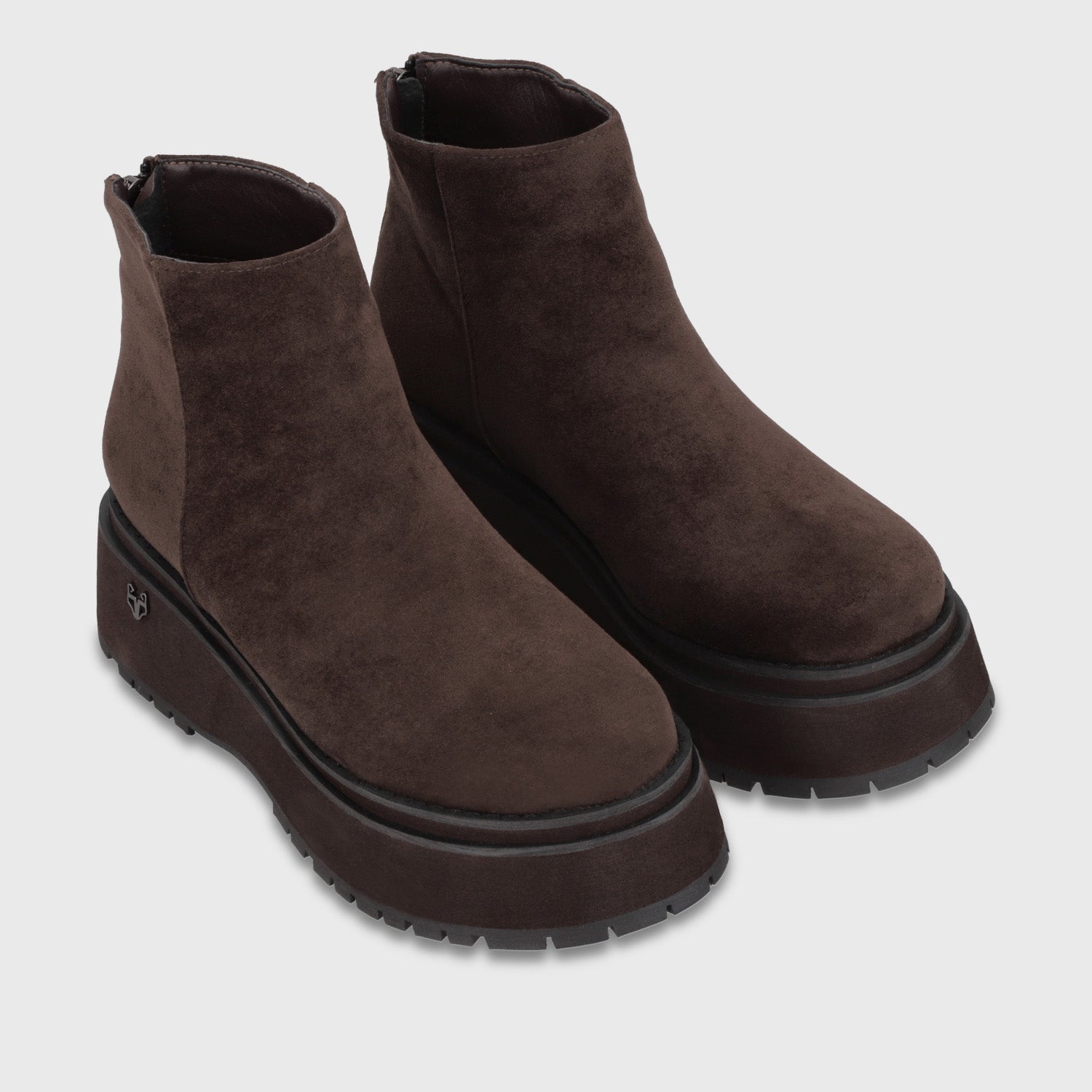 Botin Plataforma Café Mujer 15091