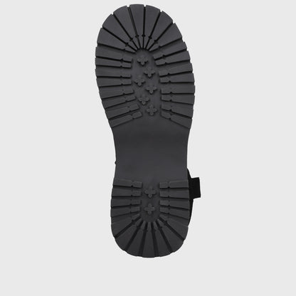 Bota Plataforma Negra Mujer 1509G01