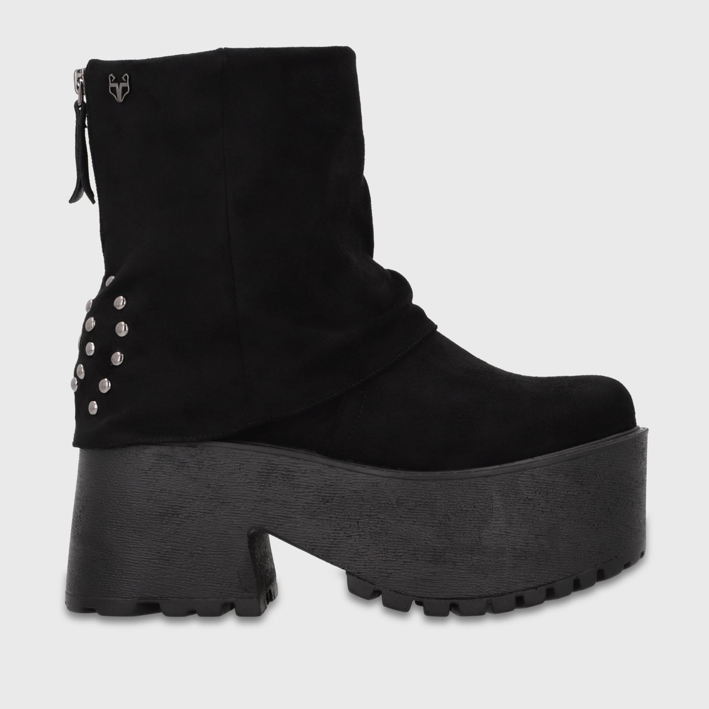 Botin Plataforma Negro Mujer 1517A01