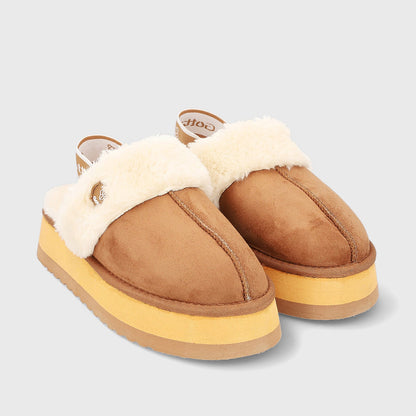 Slipper Camel Mujer 15311