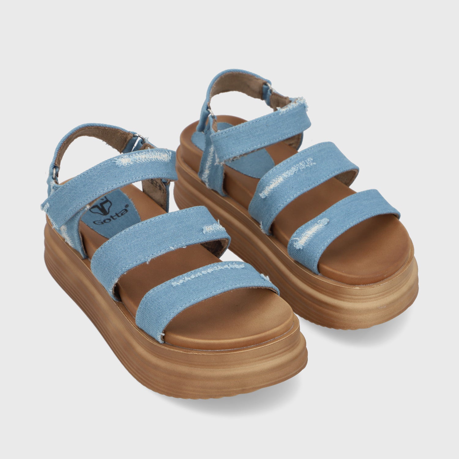 Sandalia Denim Mujer 15711