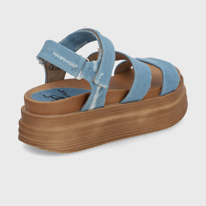 Sandalia Denim Mujer 15711