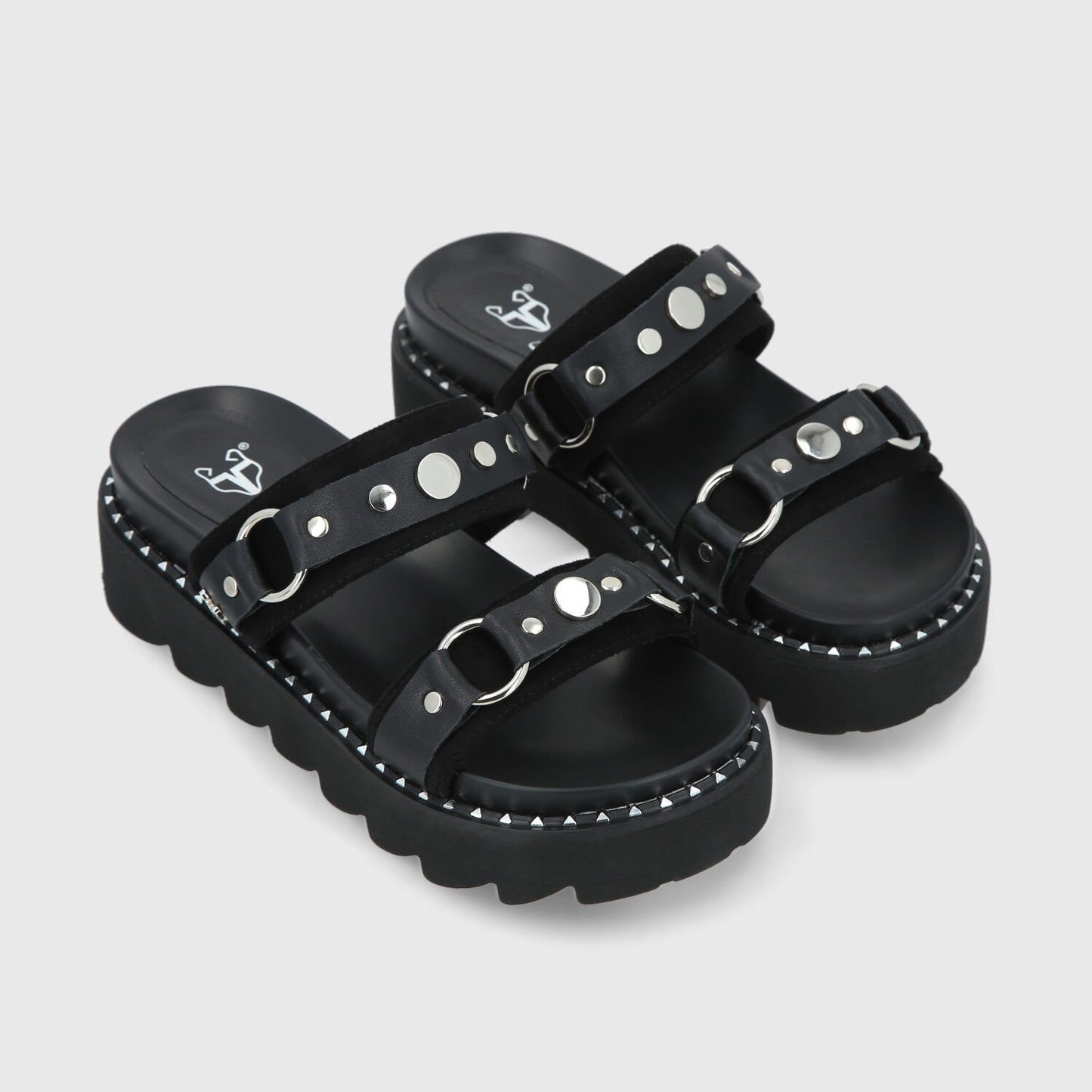 Sandalia Negra Mujer 1573B