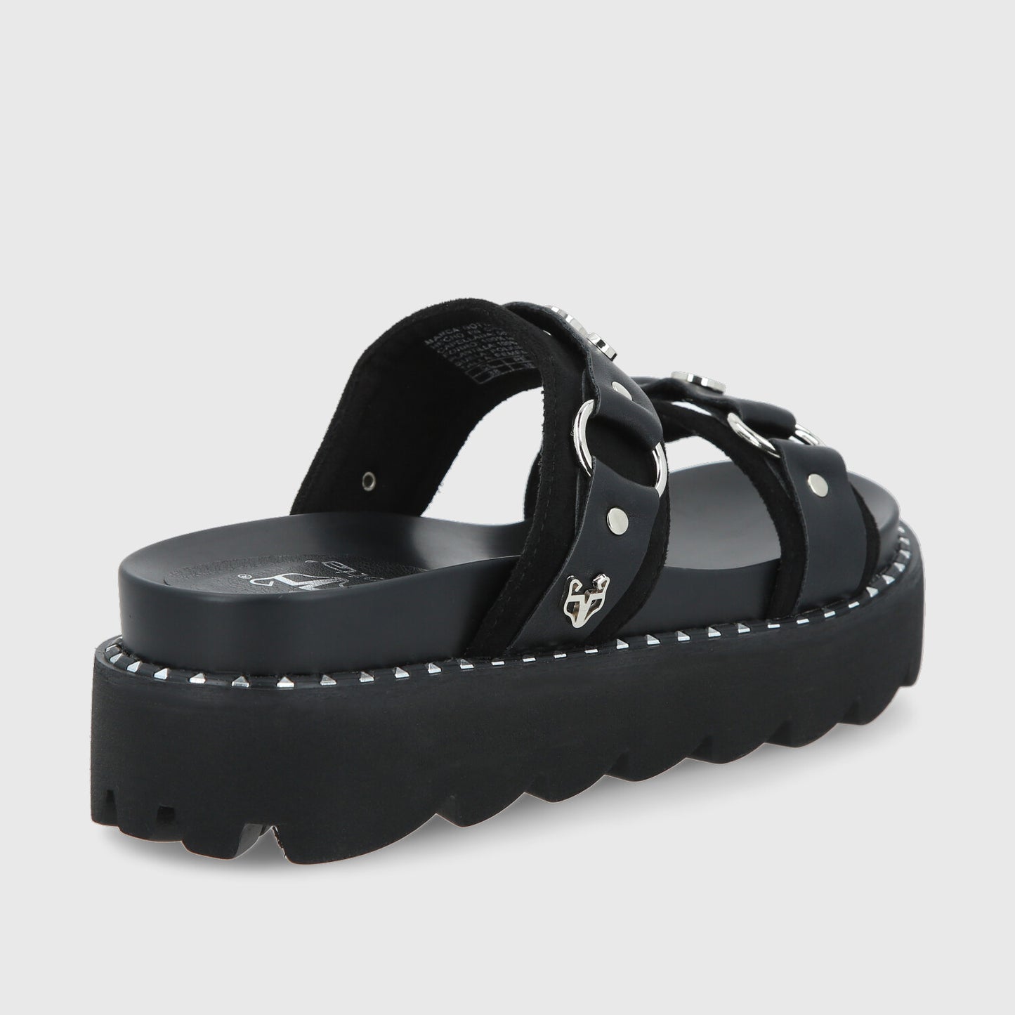 Sandalia Negra Mujer 1573B