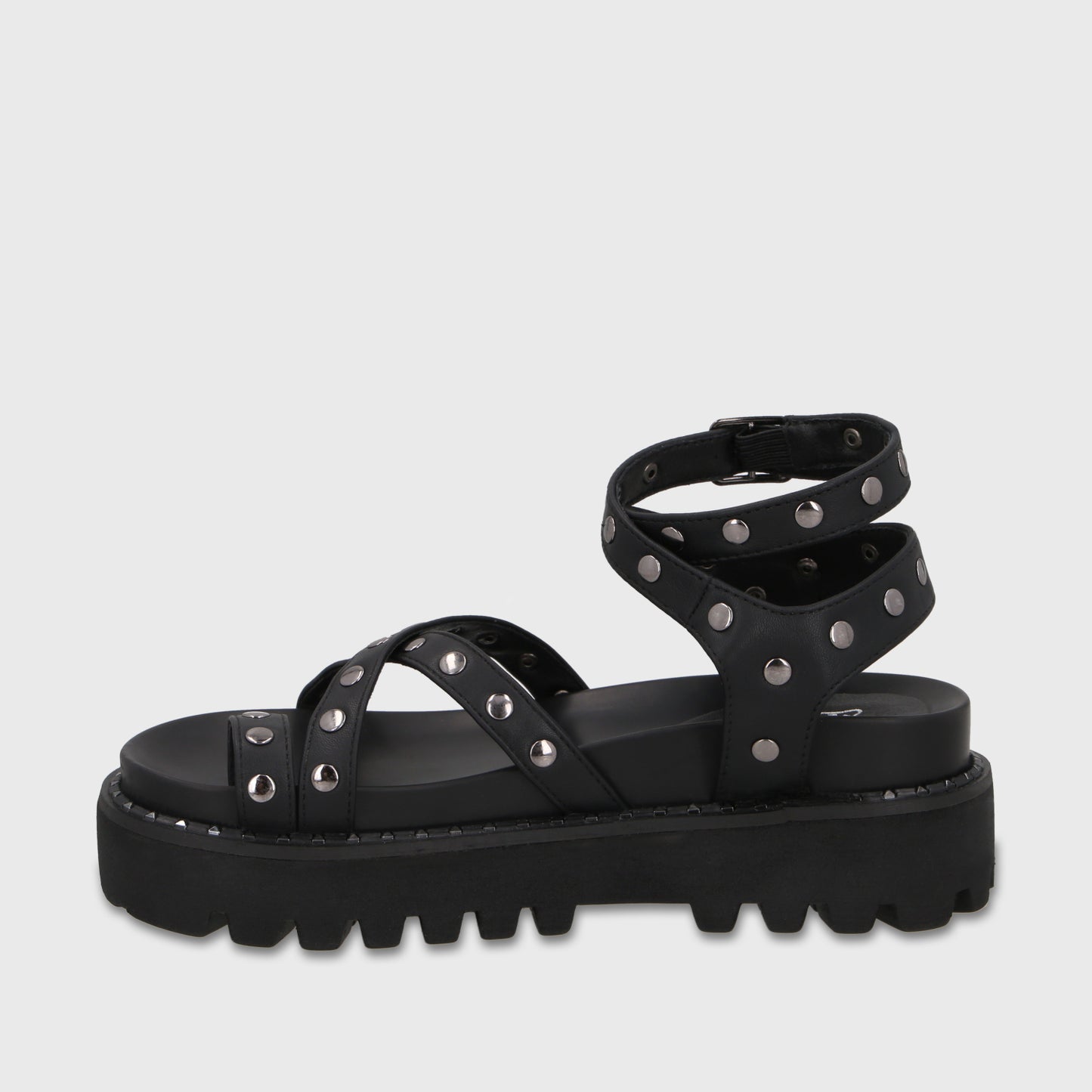 Sandalia Negra Mujer 1573H