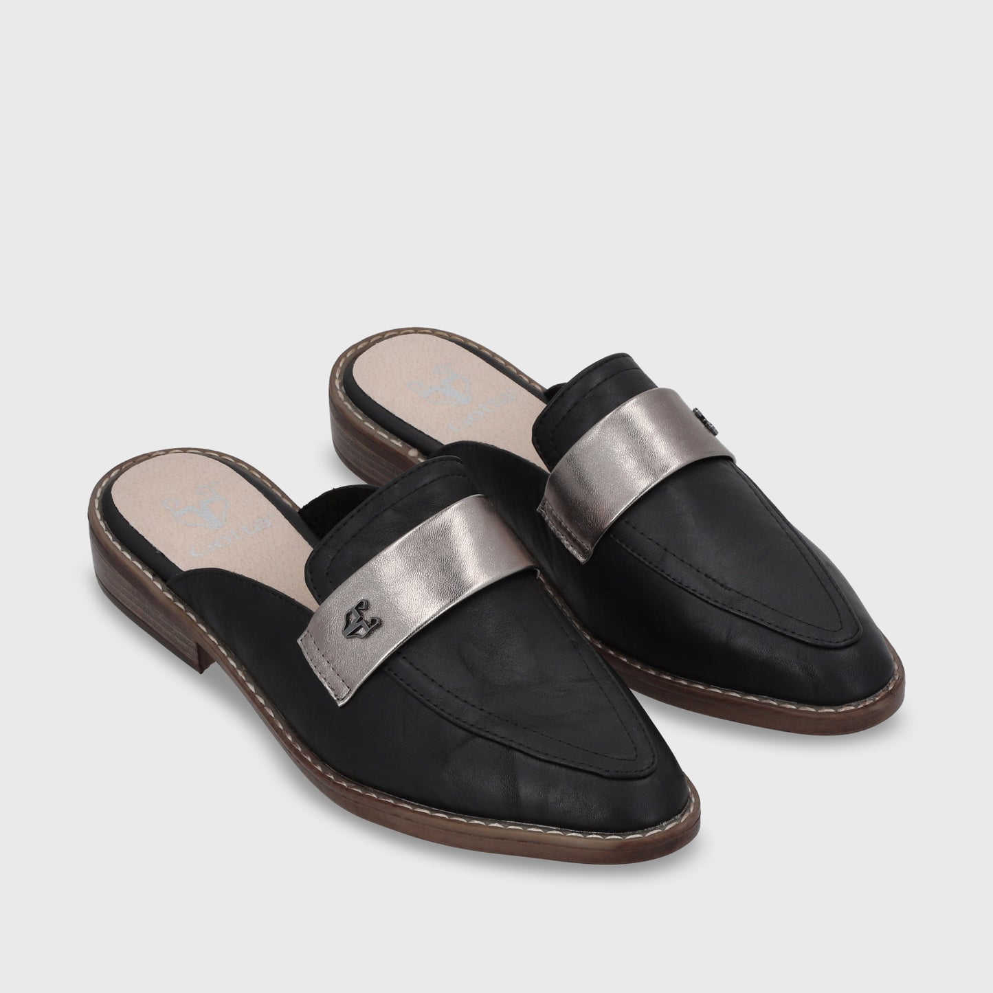 Puntilla Plana Negra Mujer 17569
