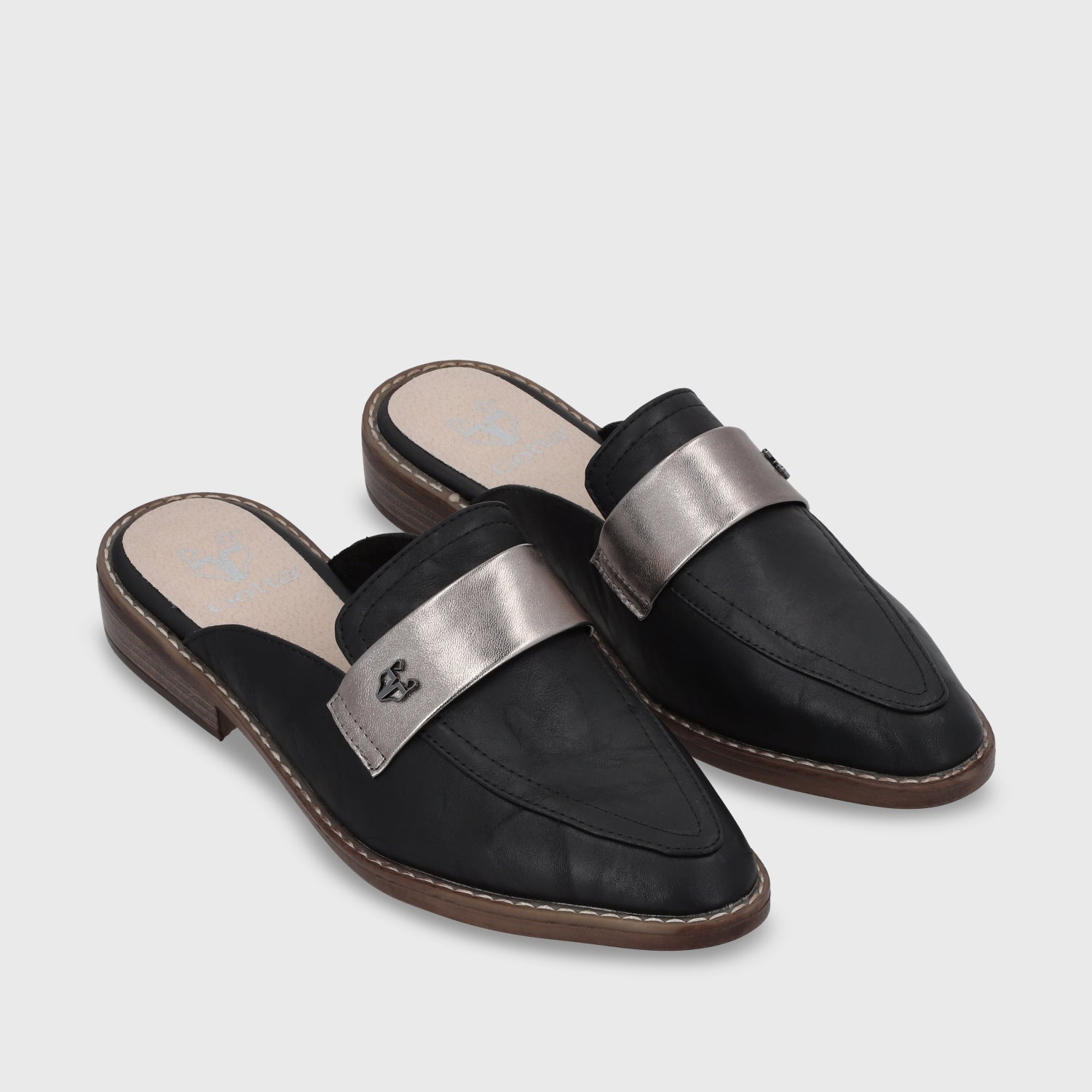 Puntilla Plana Negra Mujer 17569