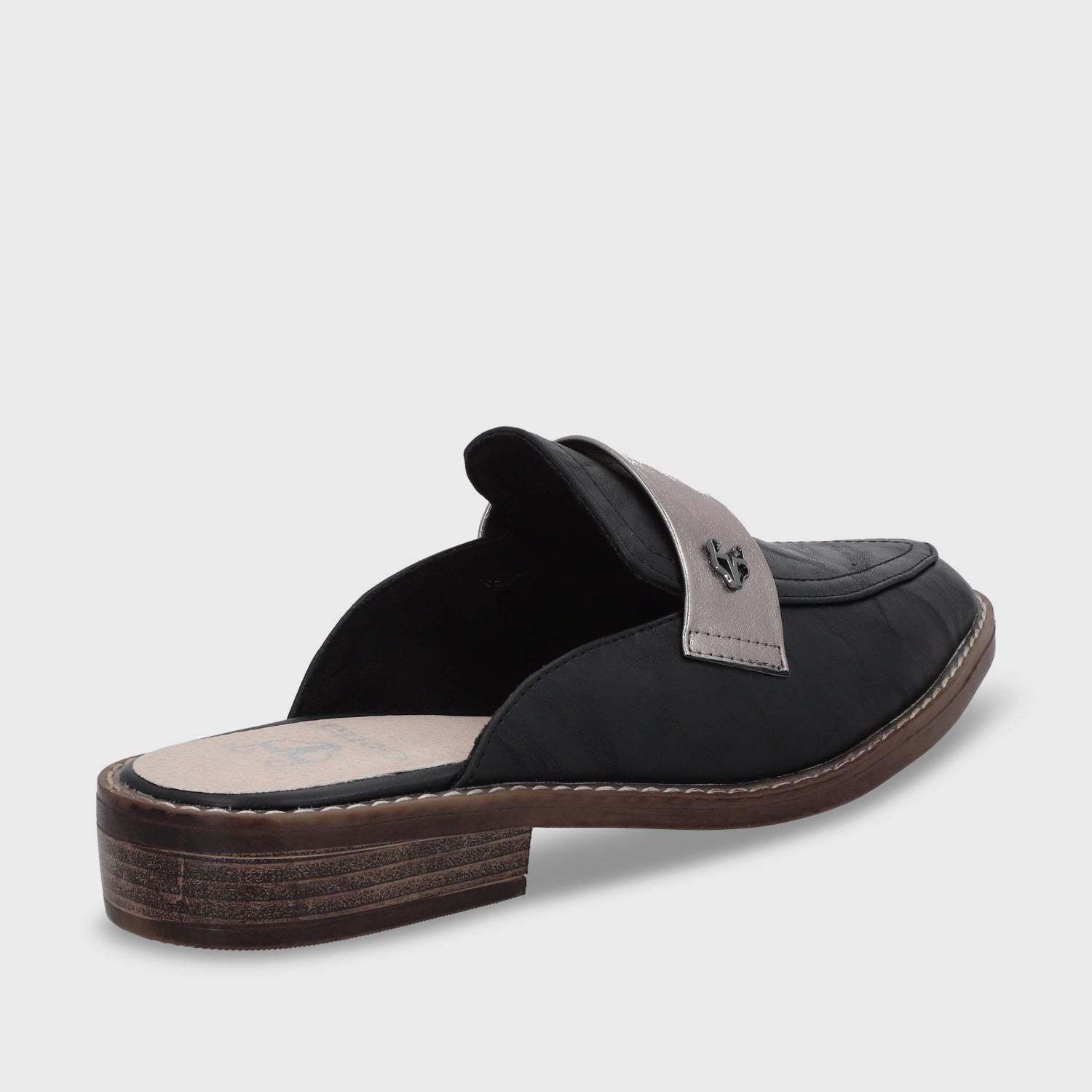 Puntilla Plana Negra Mujer 17569