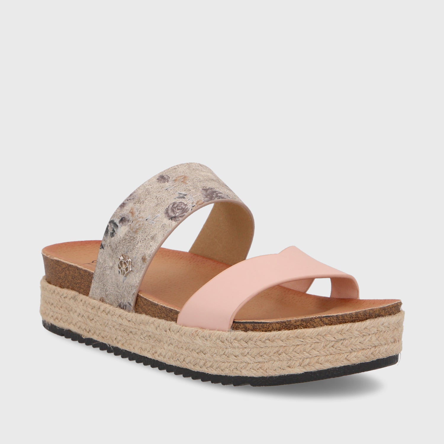 Sandalia Plataforma Multicolor Mujer 23194