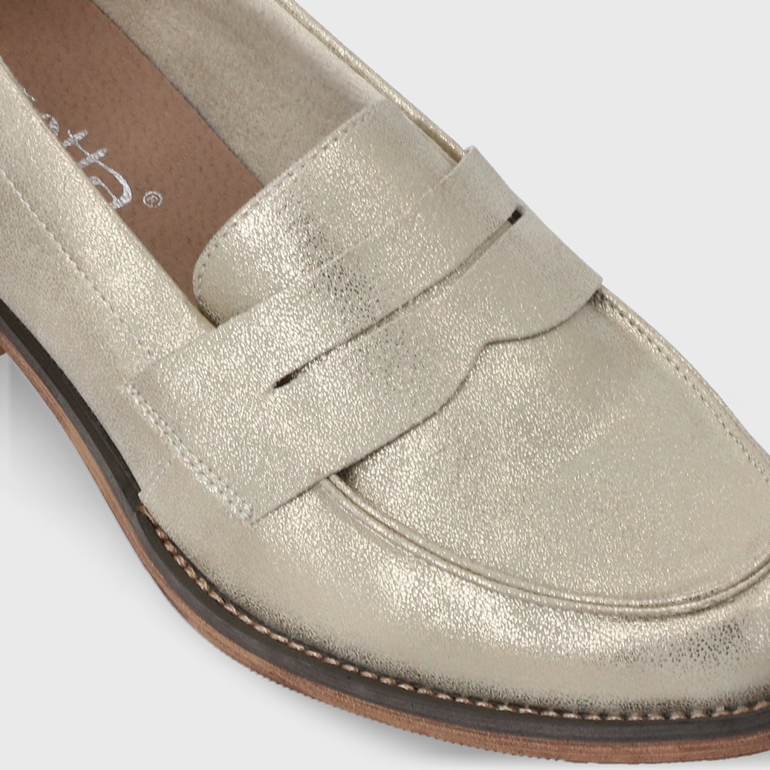 Zapato Dorado Mujer 23552