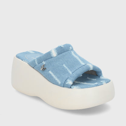 Sandalia Denim Mujer 25223