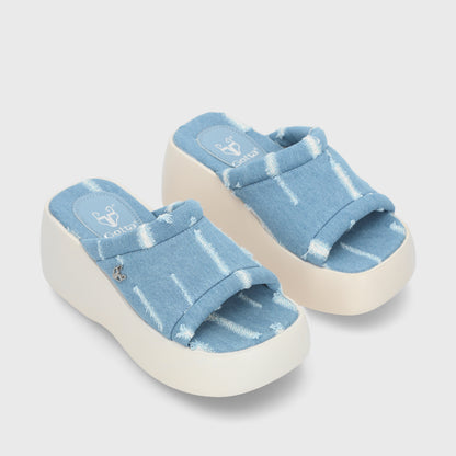 Sandalia Denim Mujer 25223