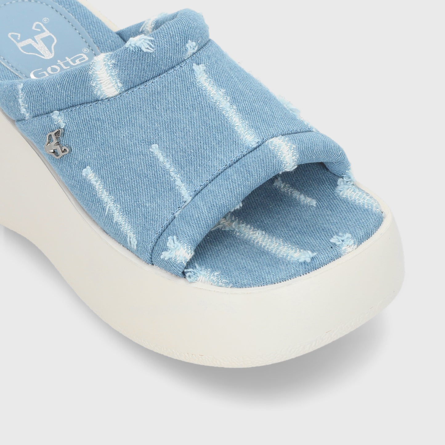 Sandalia Denim Mujer 25223