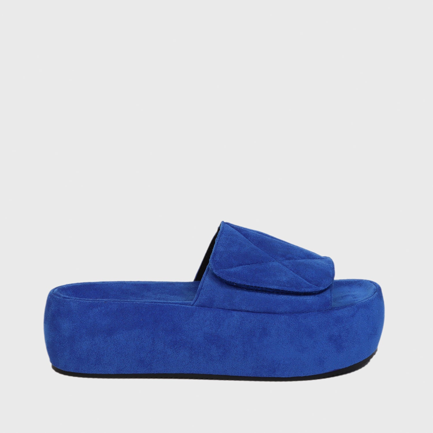Sandalia Plataforma Azul Mujer 25520