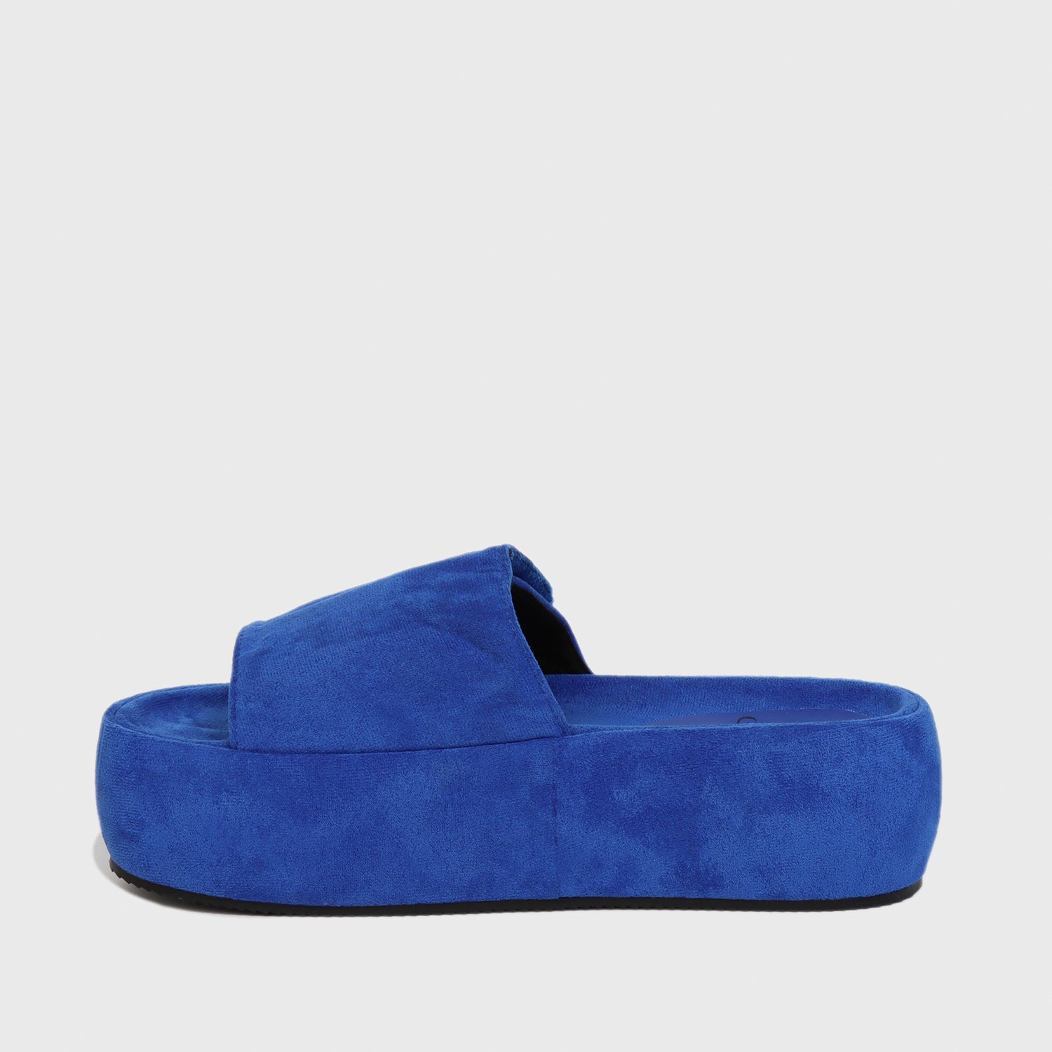 Sandalia Plataforma Azul Mujer 25520