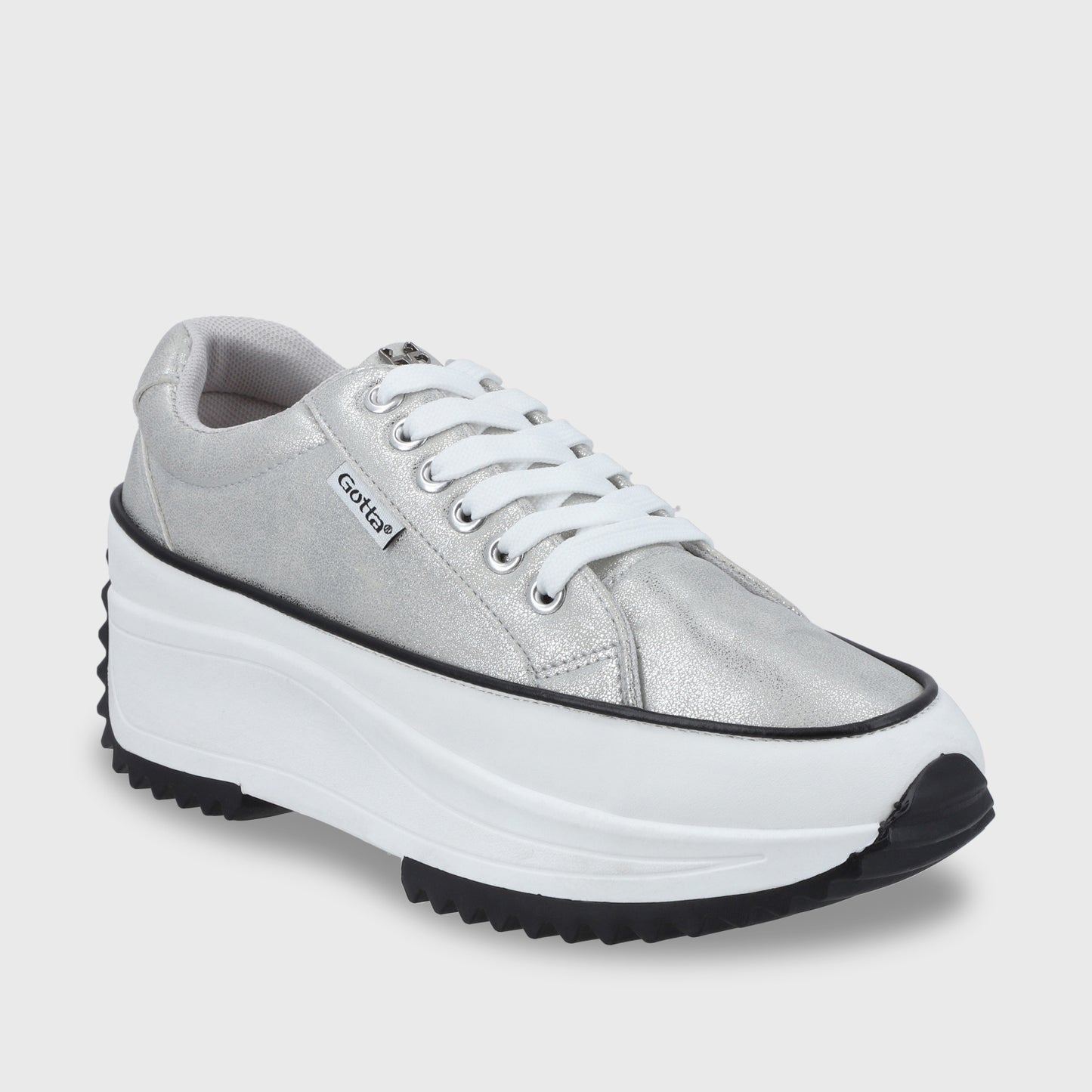 Zapatilla Plateada Mujer 25970