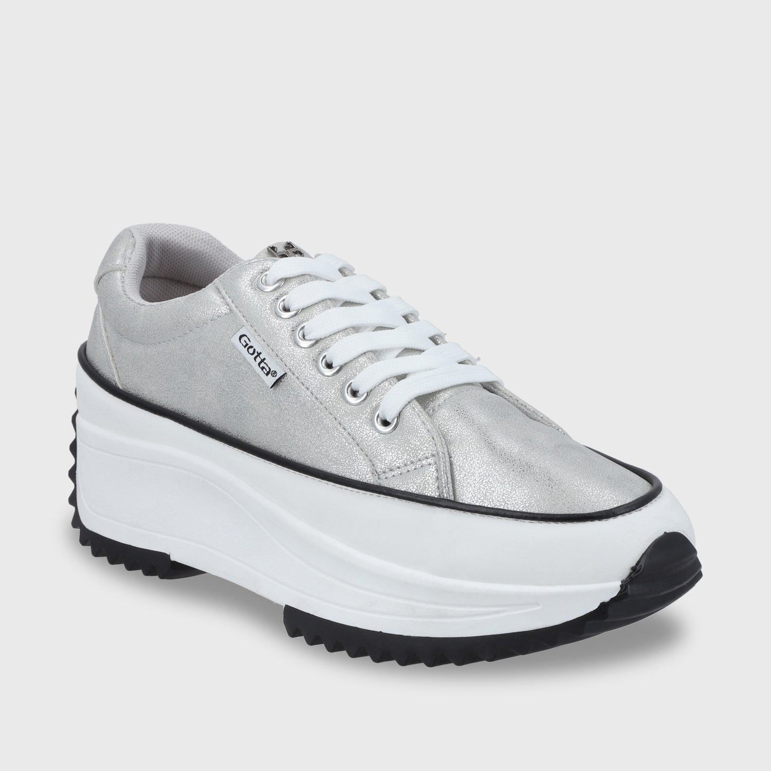 Zapatilla Plateada Mujer 25970