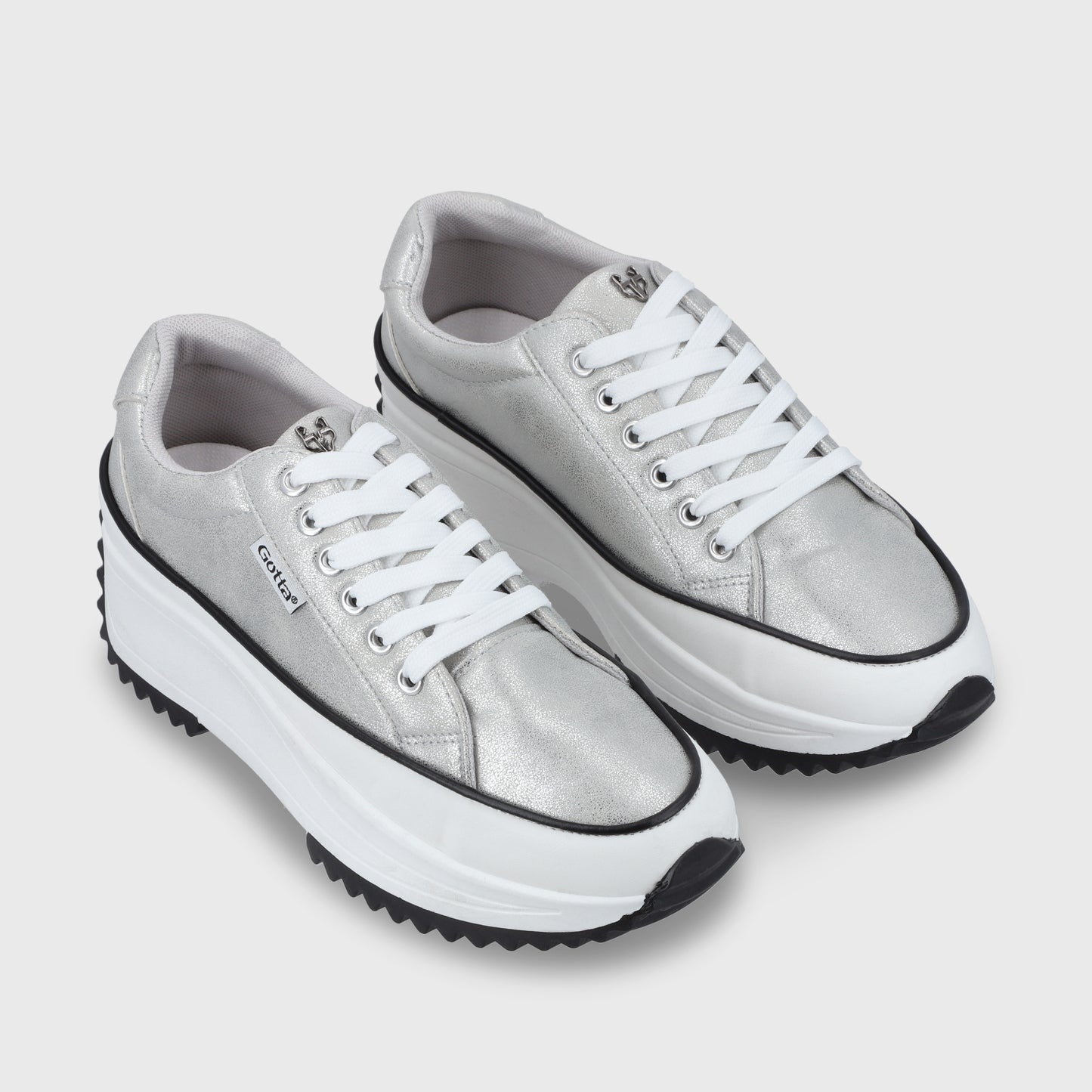 Zapatilla Plateada Mujer 25970