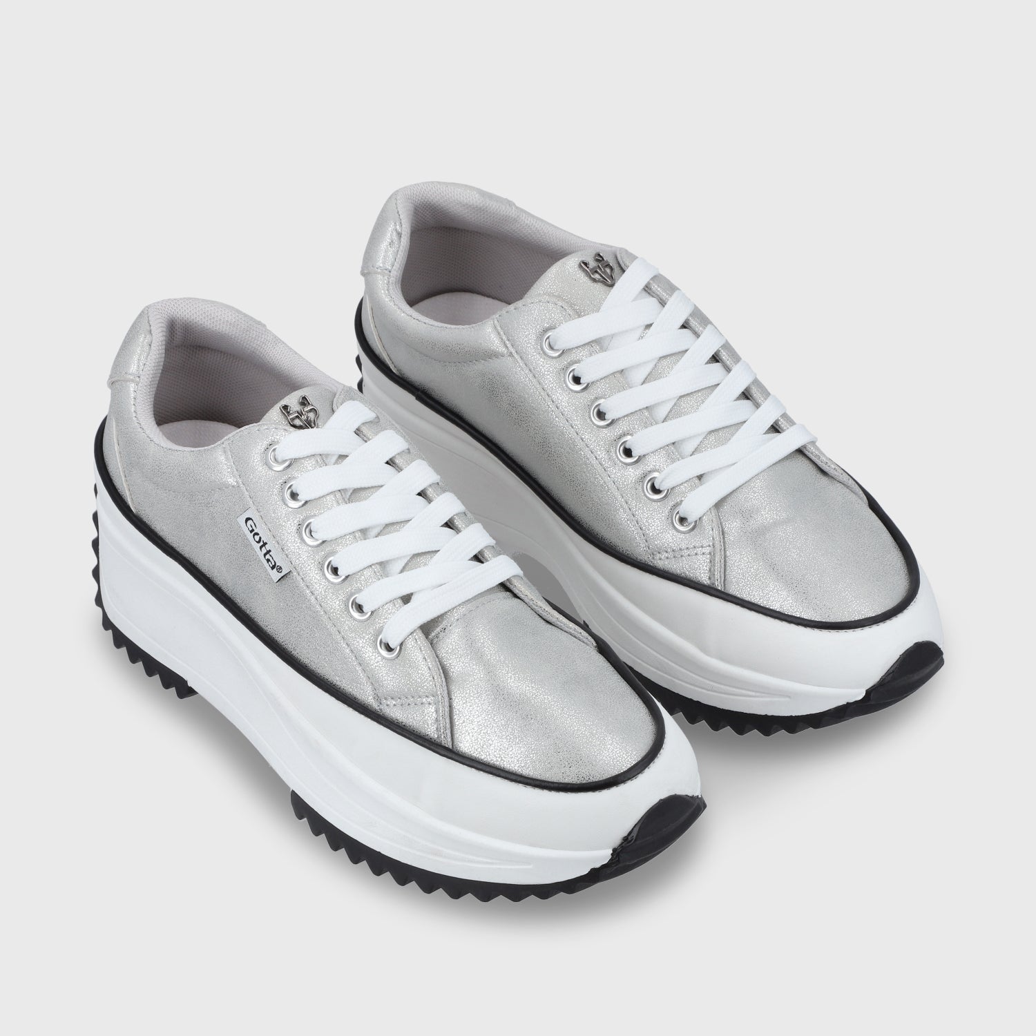 Zapatilla Plateada Mujer 25970