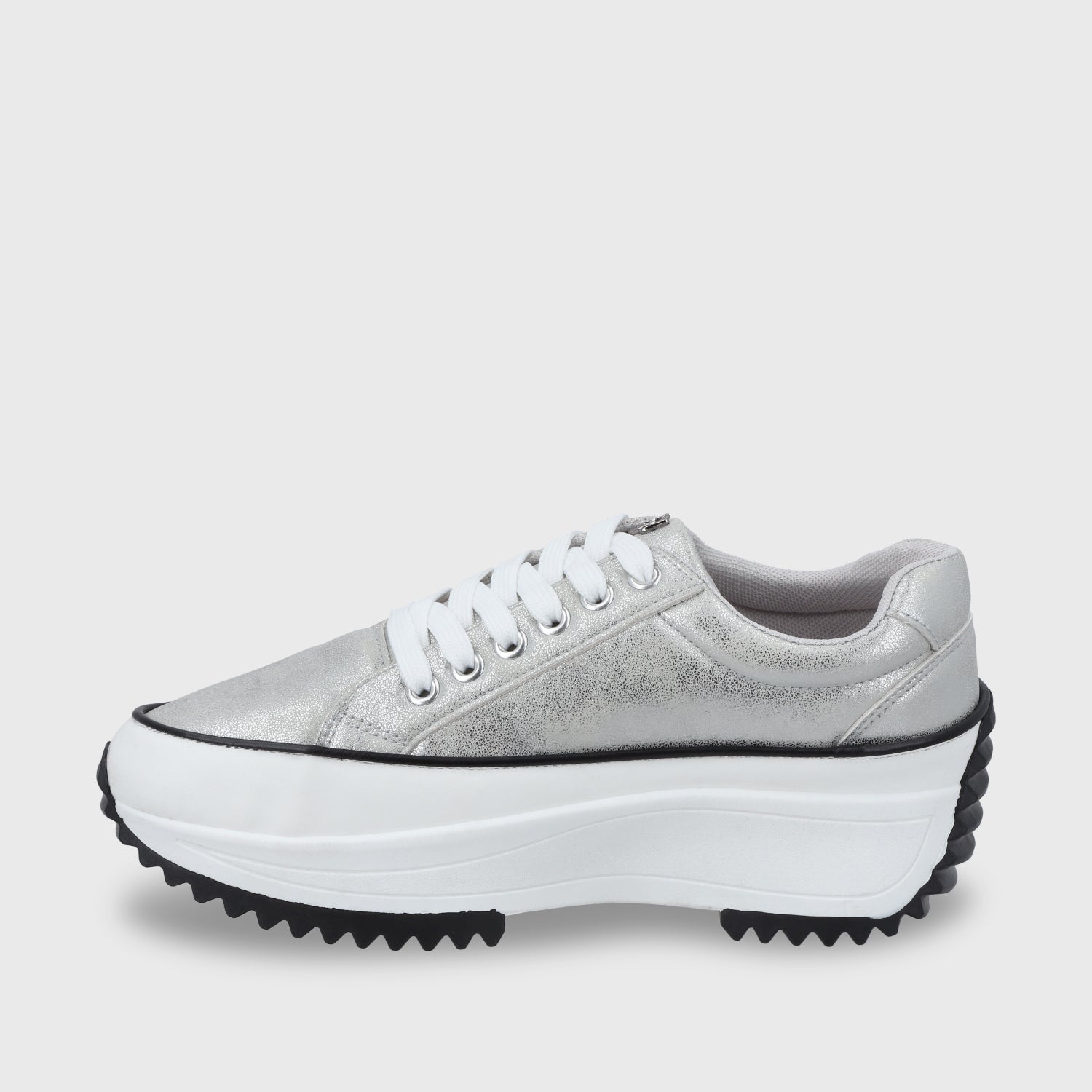 Zapatilla Plateada Mujer 25970