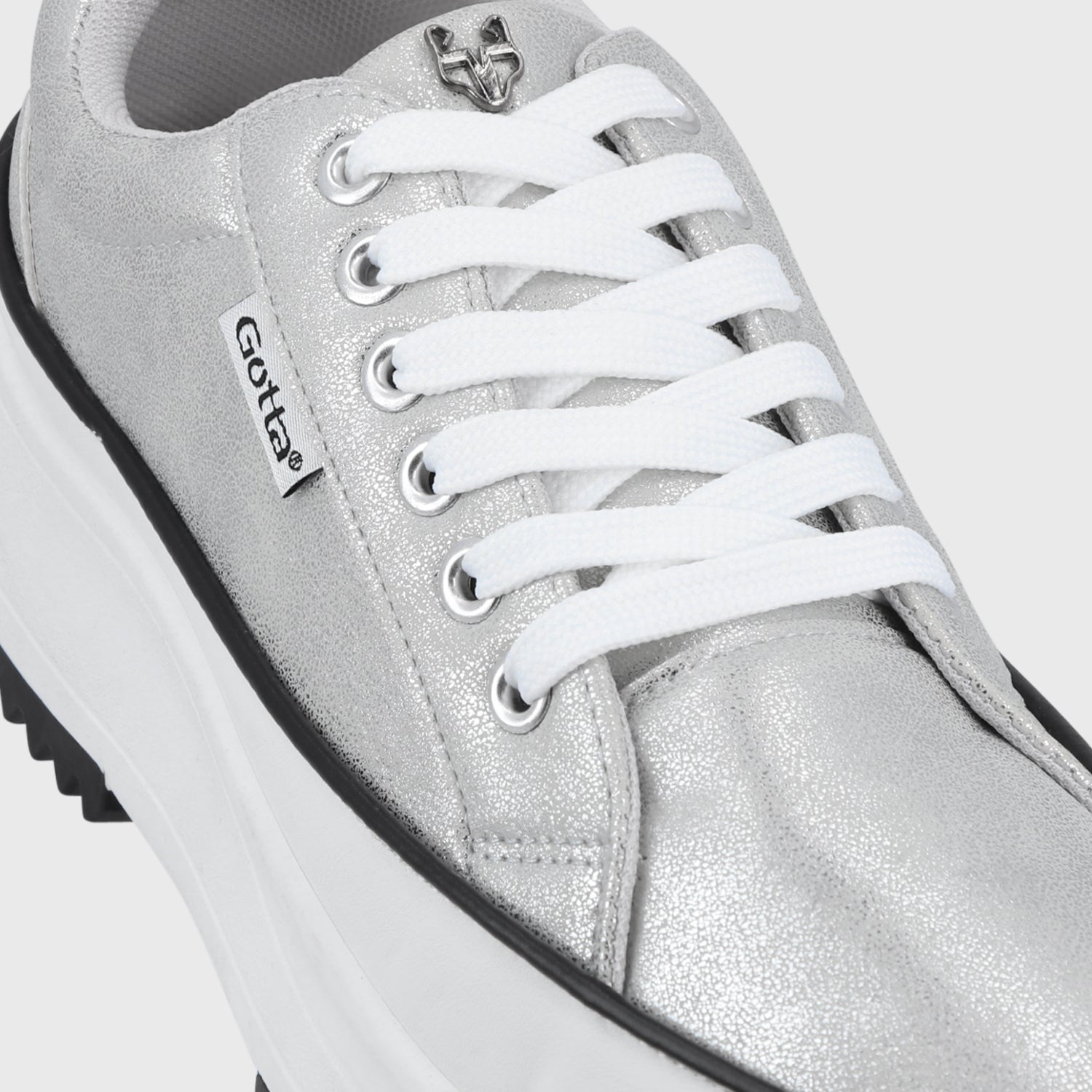 Zapatilla Plateada Mujer 25970