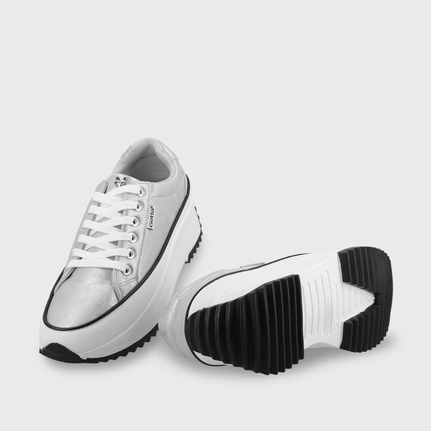 Zapatilla Plateada Mujer 25970