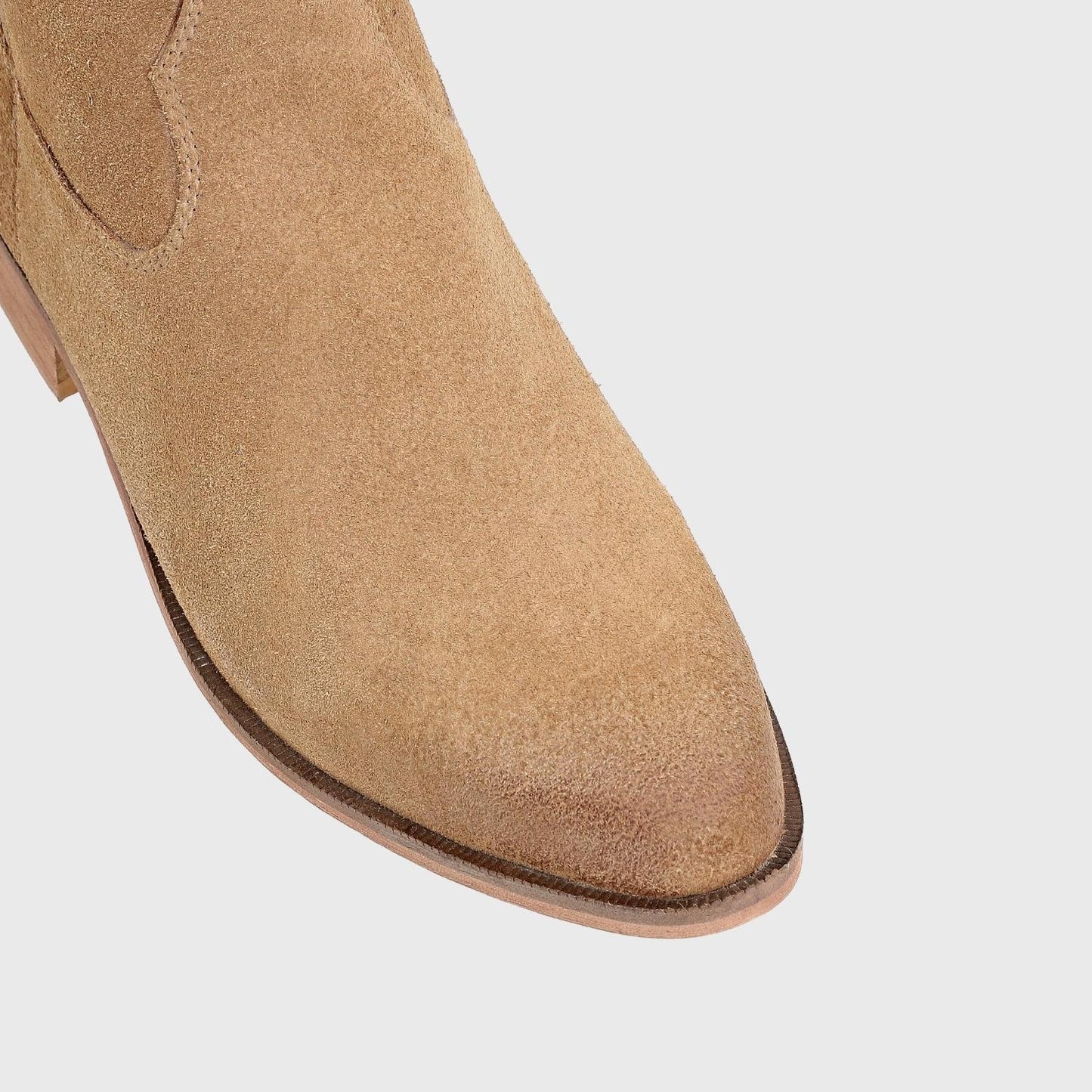 Botín Cuero Beige Mujer 28512