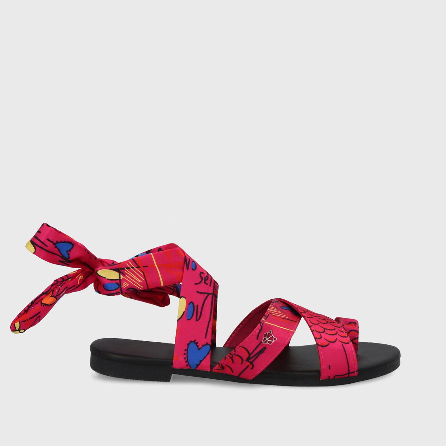 Sandalia Plana Multicolor Mujer 33712