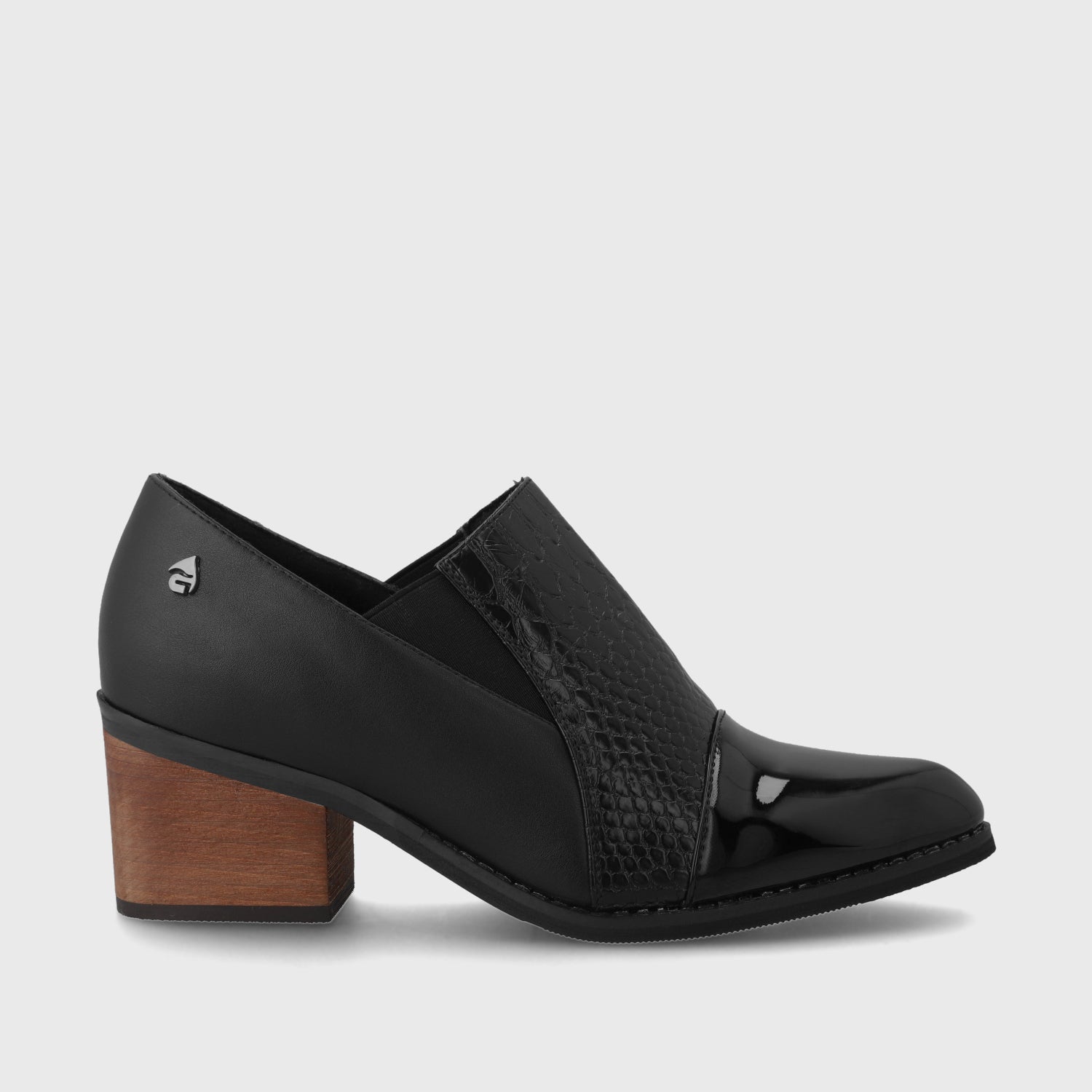 Zapato Taco Negro Mujer 33731